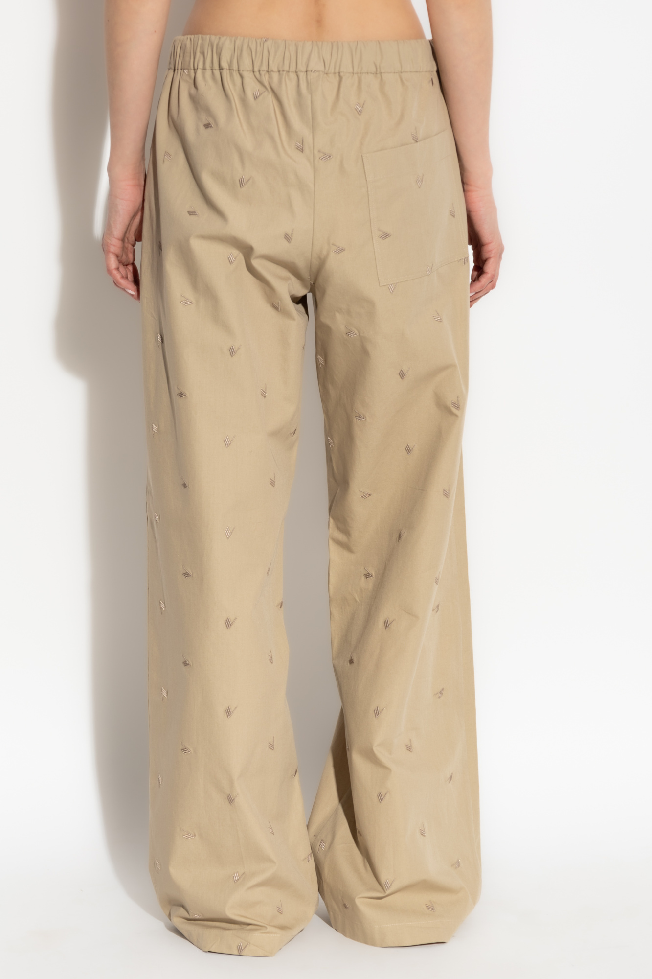 Shop Attico Drawstring Casual Pants