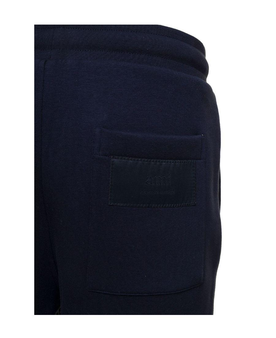 AMI ALEXANDRE MATTIUSSI AMI PARIS TAPERED-LEG DRAWSTRING TRACK PANTS 