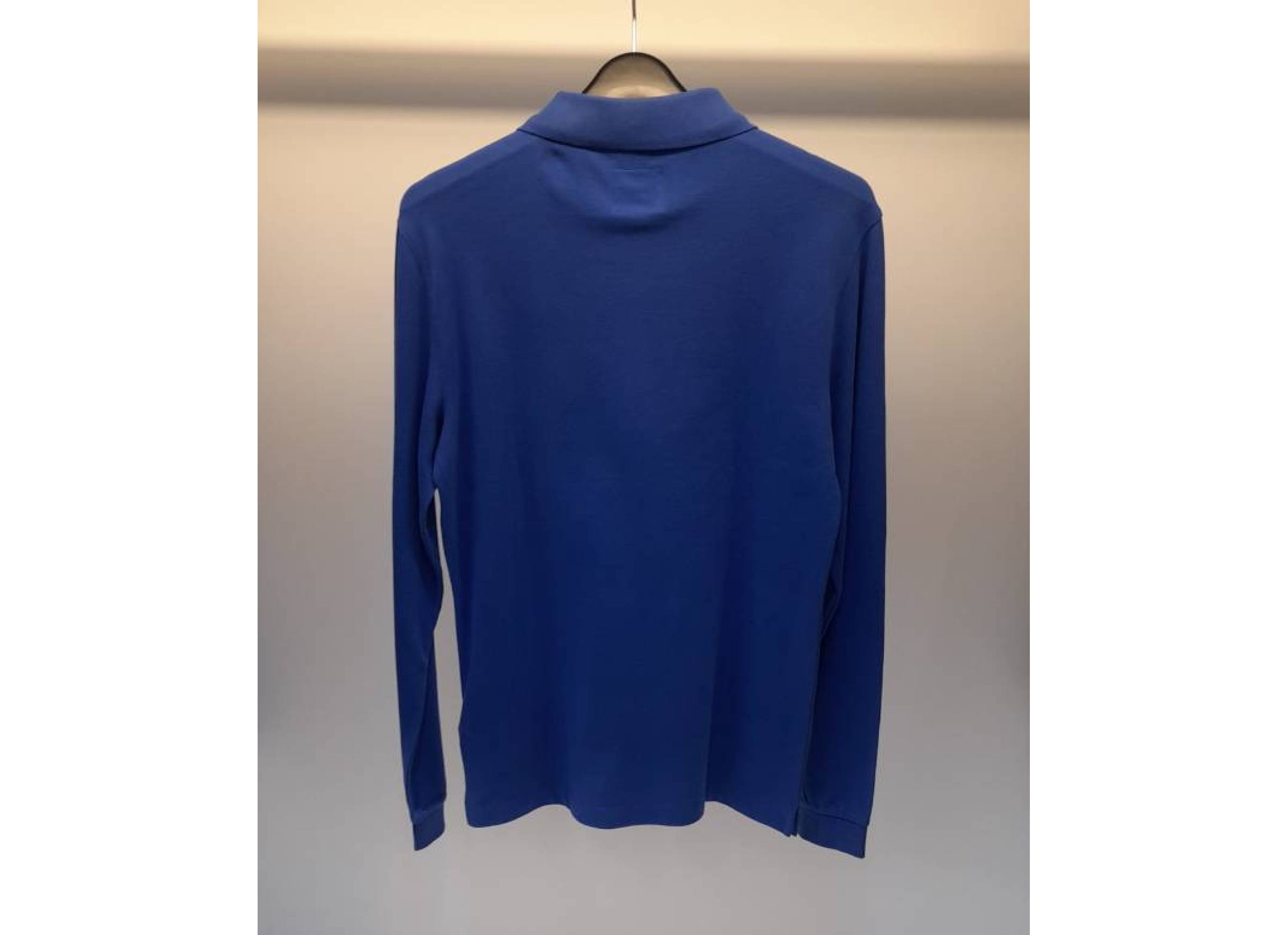 ARMANI COLLEZIONI LOGO LONG-SLEEVED POLO SHIRT