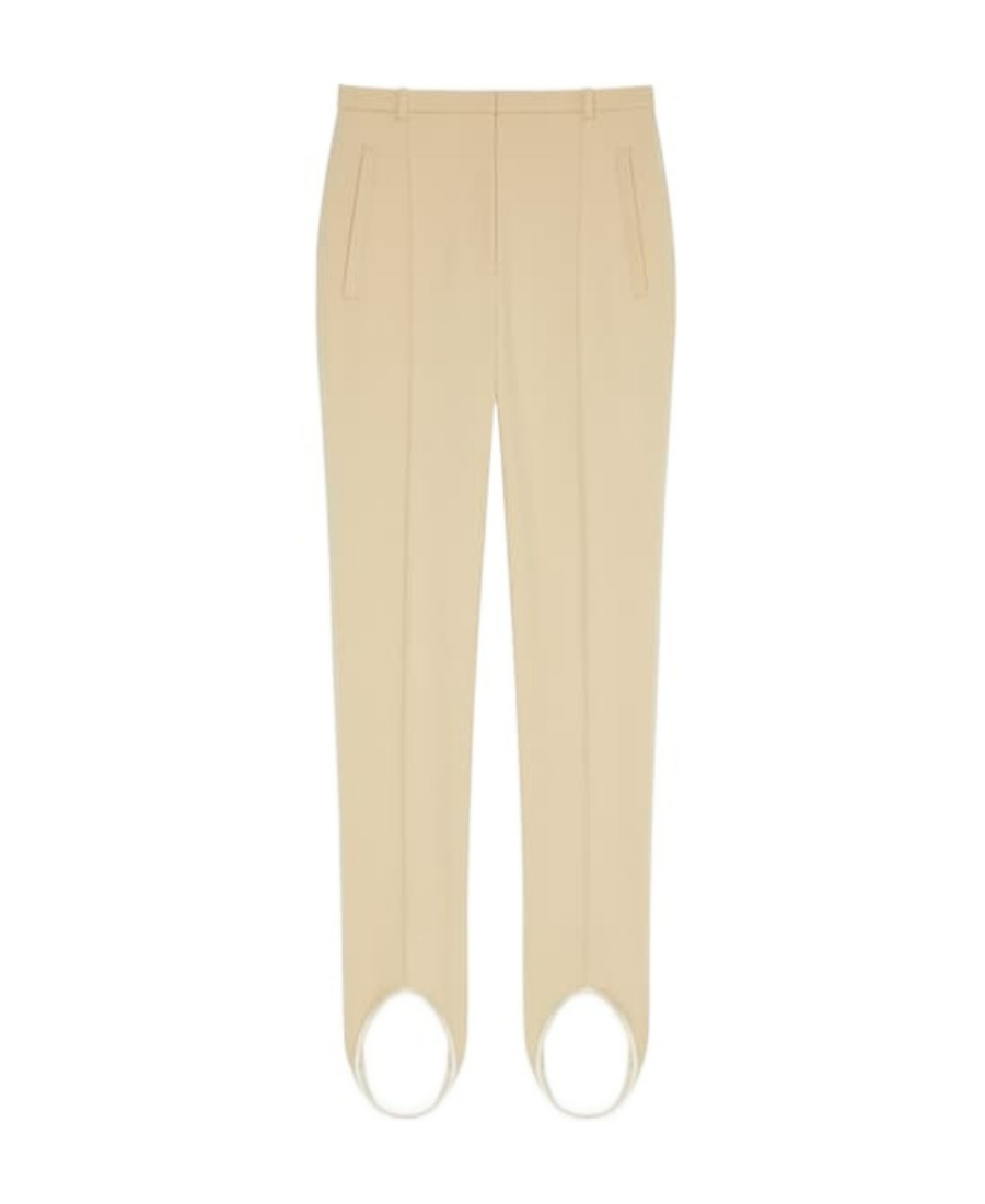 Givenchy Stirrup Pants In Twill In Nude