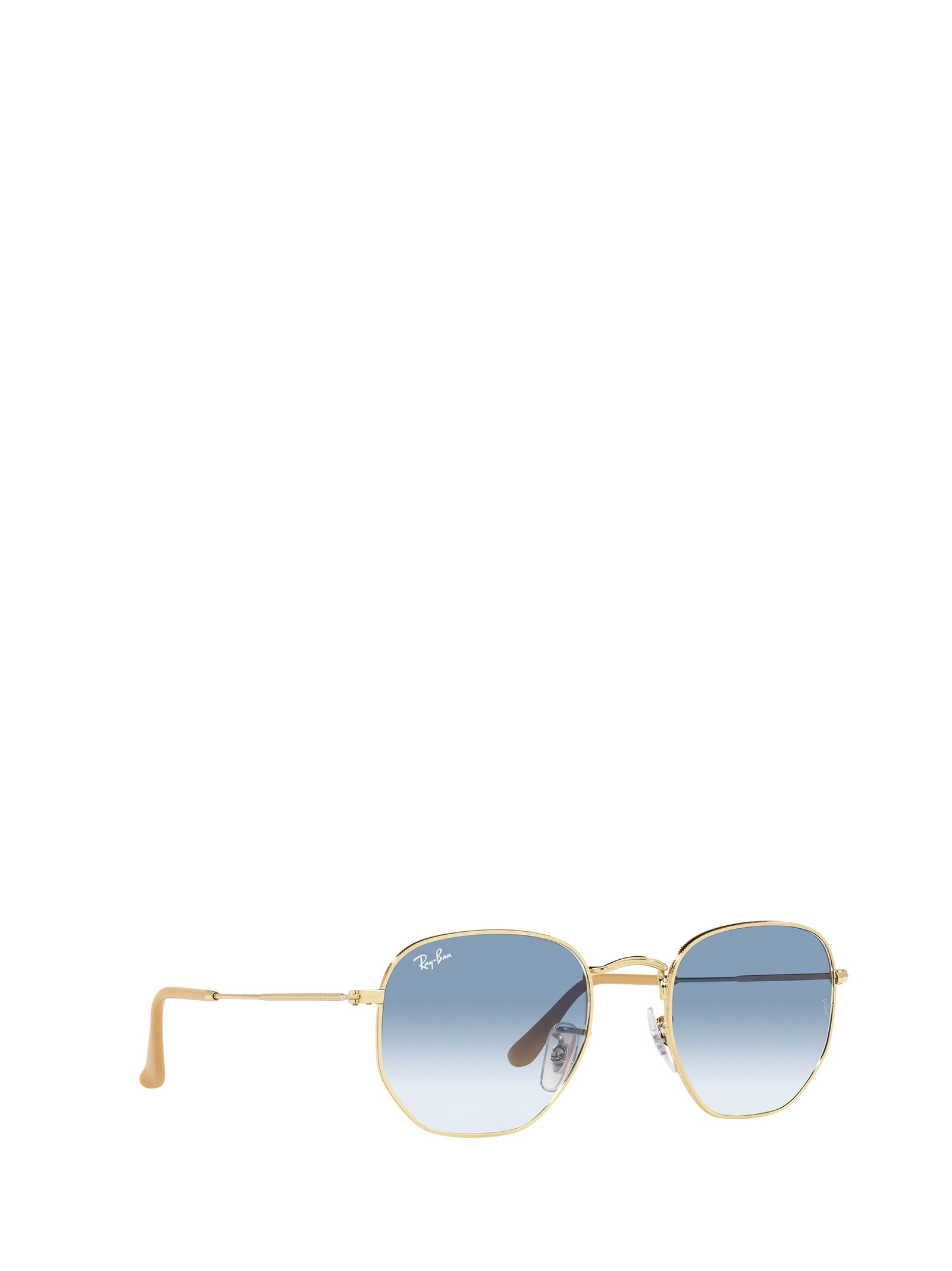 Ray Ban Gradient-effect Geometric-frame Sunglasses In Blue