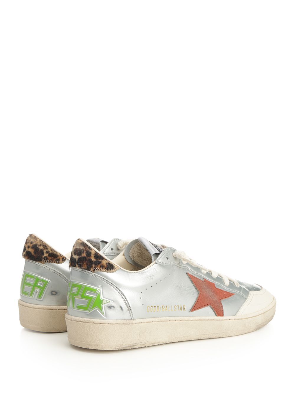 Golden Goose Round-toe Low-top Casual Shoes In White
