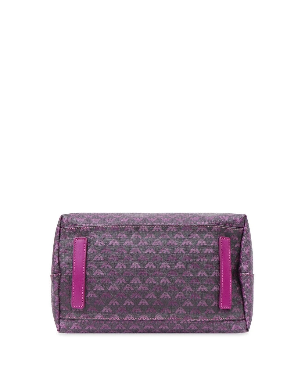 Emporio Armani Logo Handbag In Purple