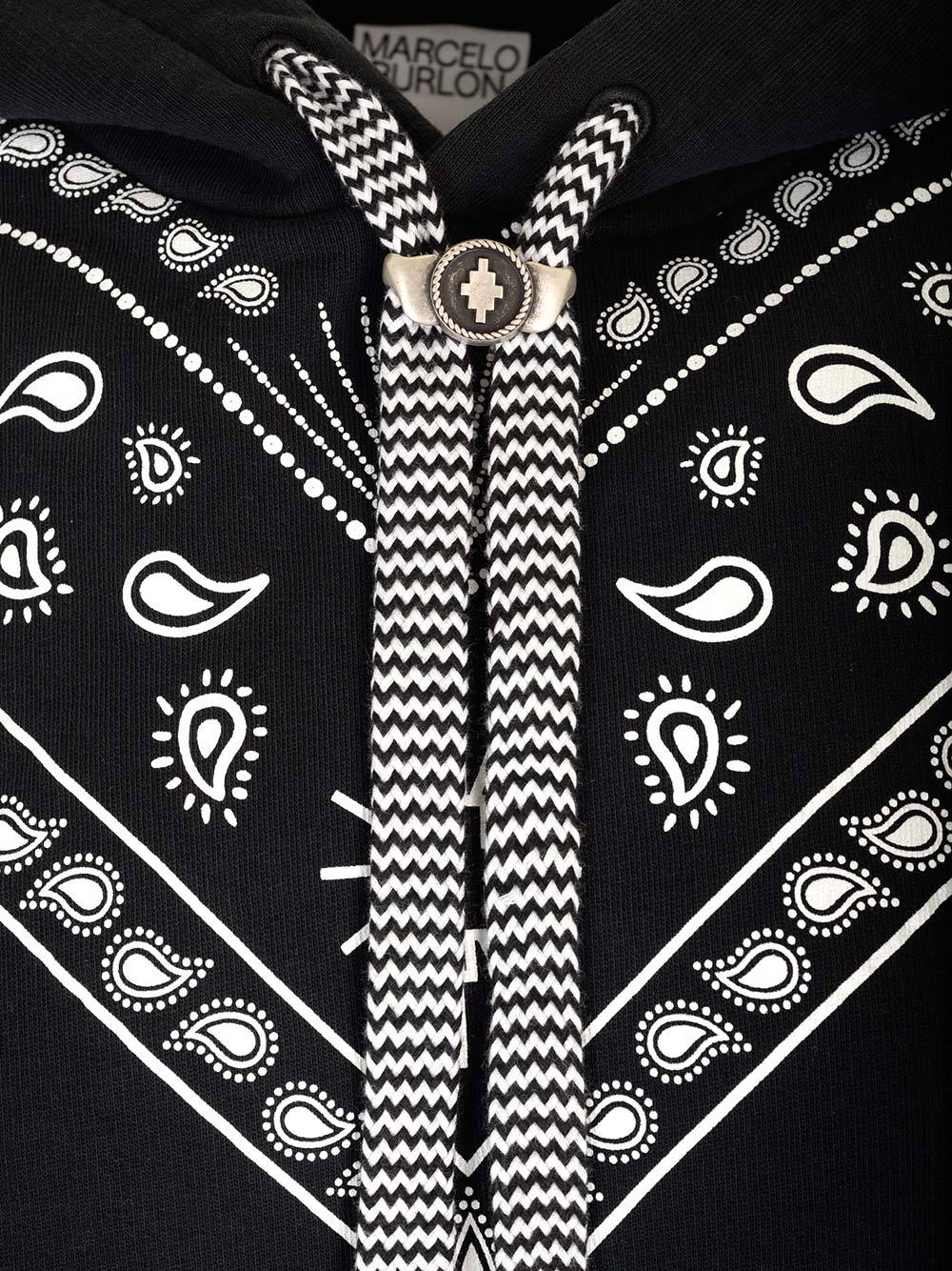 Marcelo Burlon County Of Milan Marcelo Burlon Icon Wings Black Hoodie In Black