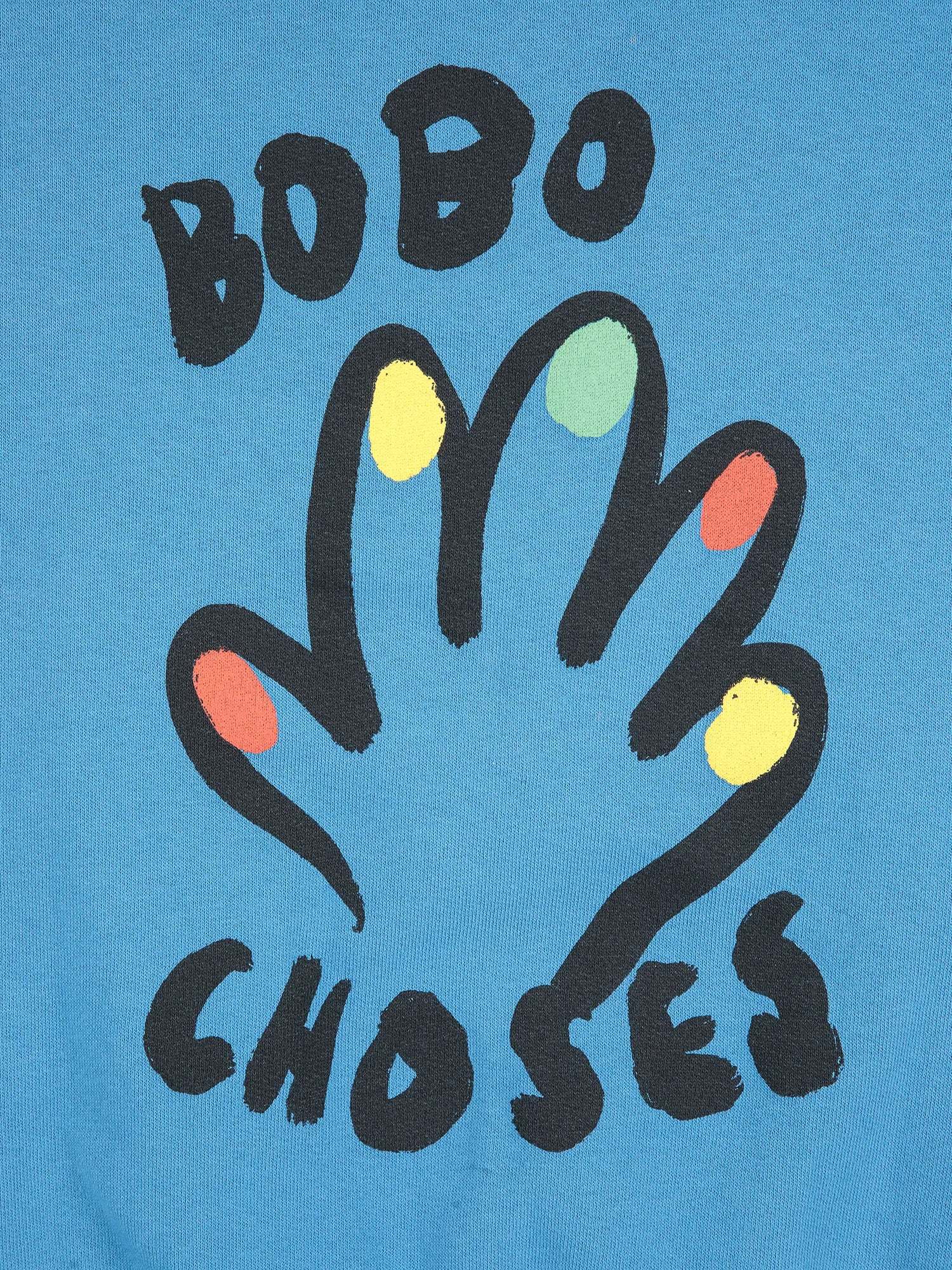 Bobo Choses Long Sleeve Sweatshirt In Blue