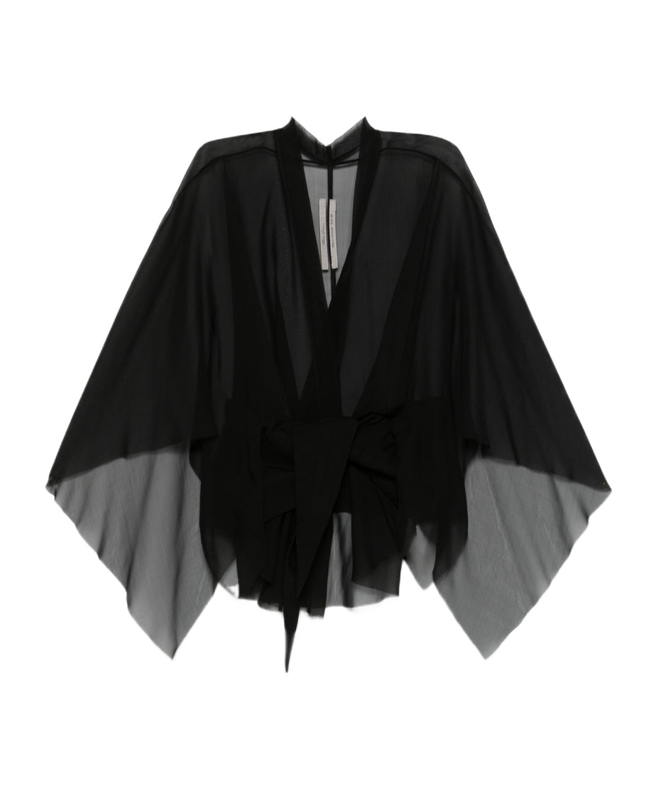Rick Owens Half Moon Jacket In Black