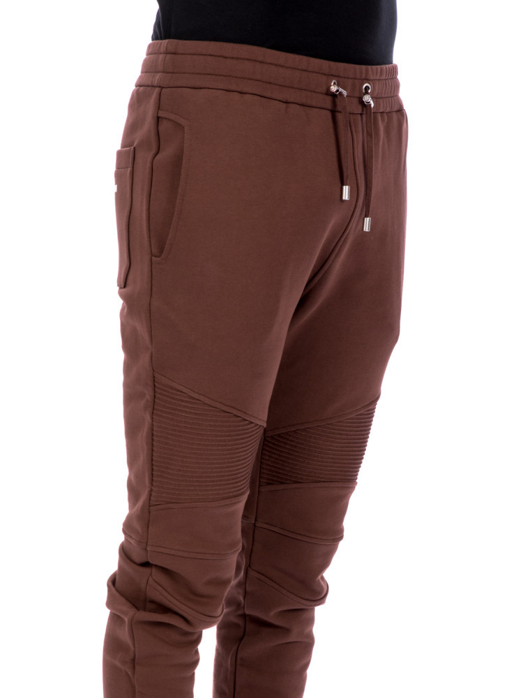 Balmain Logo-print Track Pants In Red