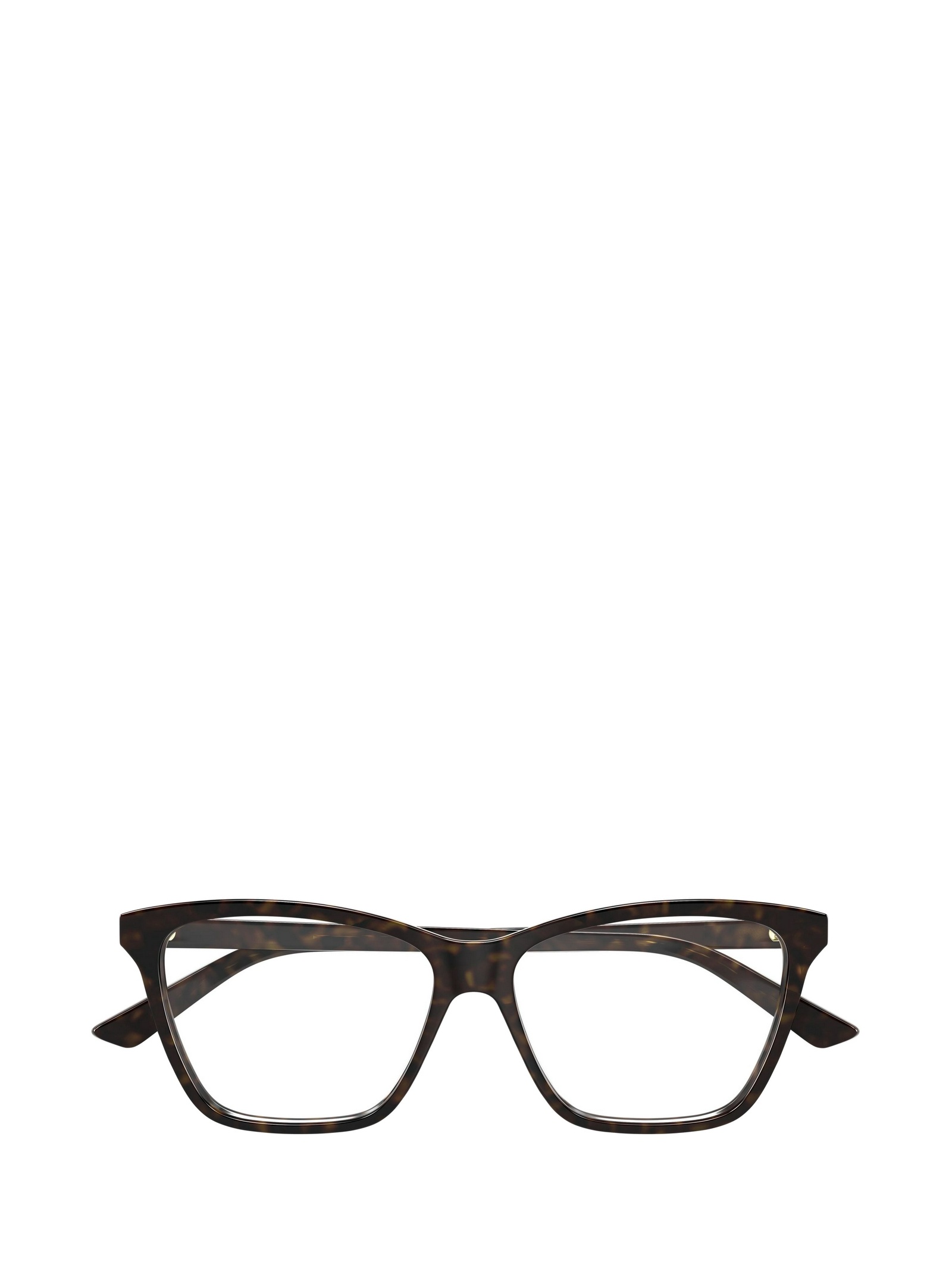 Bottega Veneta Eyewear Square Frame Glasses In Brown