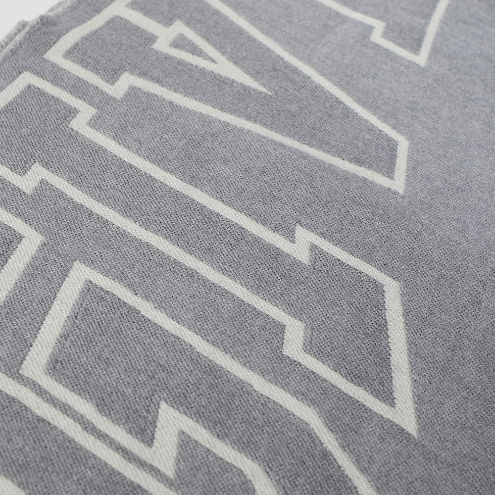 Givenchy Logo Scarf In Gray