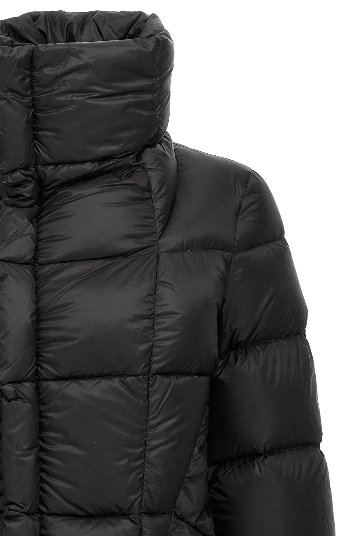 Rick Owens Long-sleeved Cotton Jacket In Black