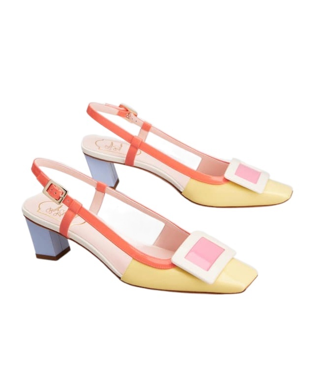 Roger Vivier Belle Vivier High-heeled Sandals In Nude
