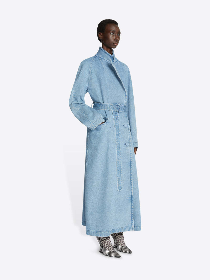 DRIES VAN NOTEN DRIES VAN NOTEN DENIM TRENCH COAT