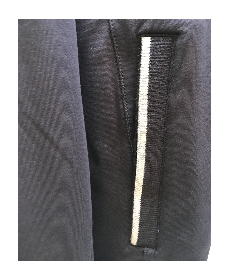 Karl Lagerfeld Zipper And Hat Casual Jacket In Black