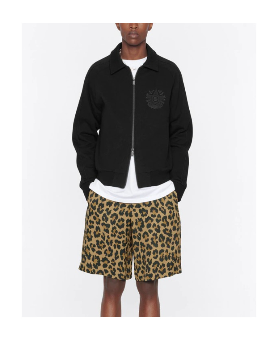 Dior Zipper Casual Jacket In Black