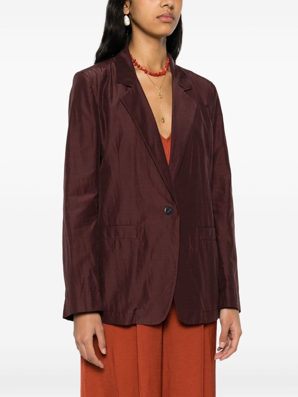 Forte Forte Single-breasted Blazer In Black