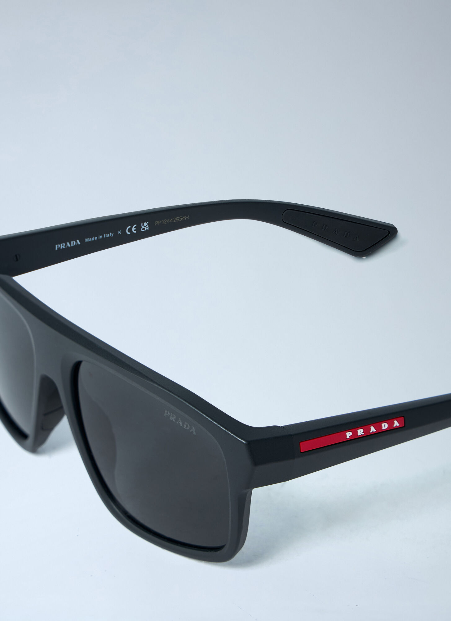Prada Rectangular Sunglasses In Black