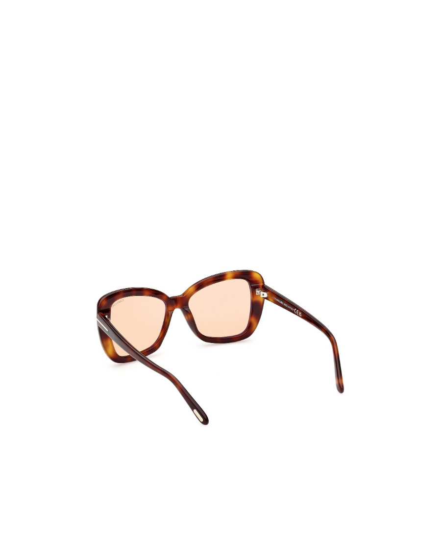 Tom Ford Logo Logo Sunglasses In Nude
