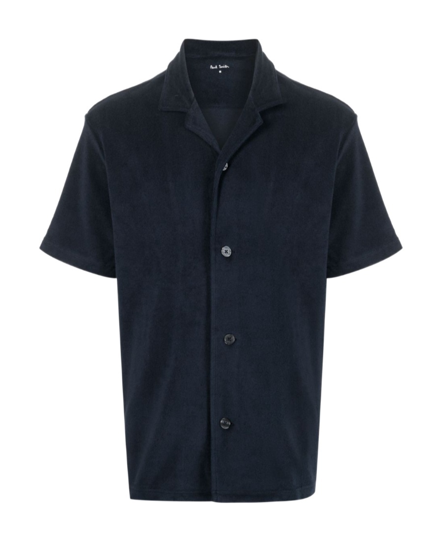 Paul Smith A Short Sleeved Shirt In Black