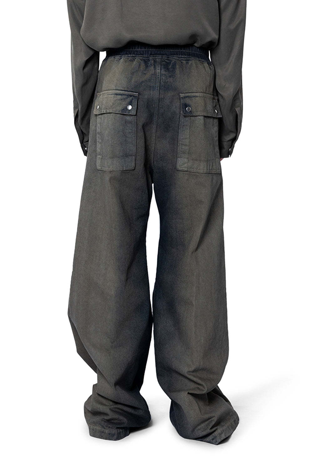 Rick Owens Drkshdw Drawstring Casual Pants In Black