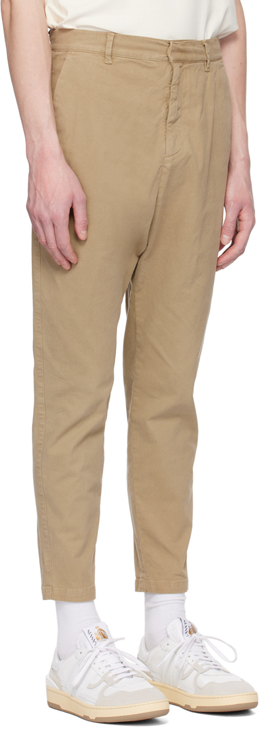 Nili Lotan Khaki Paris Trousers In Nude