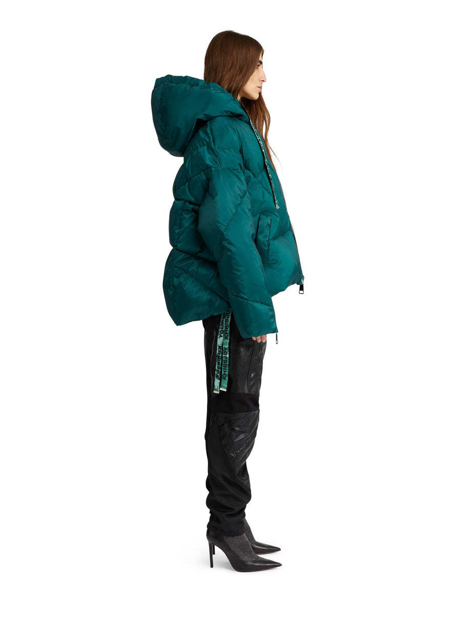 Khrisjoy Emblem Cotton Suit In Green