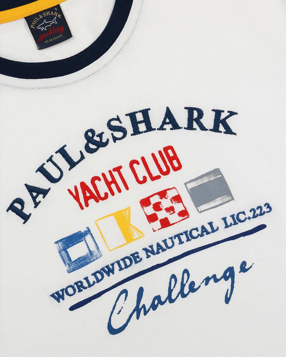 PAUL & SHARK LOGO SHORT-SLEEVED T-SHIRT
