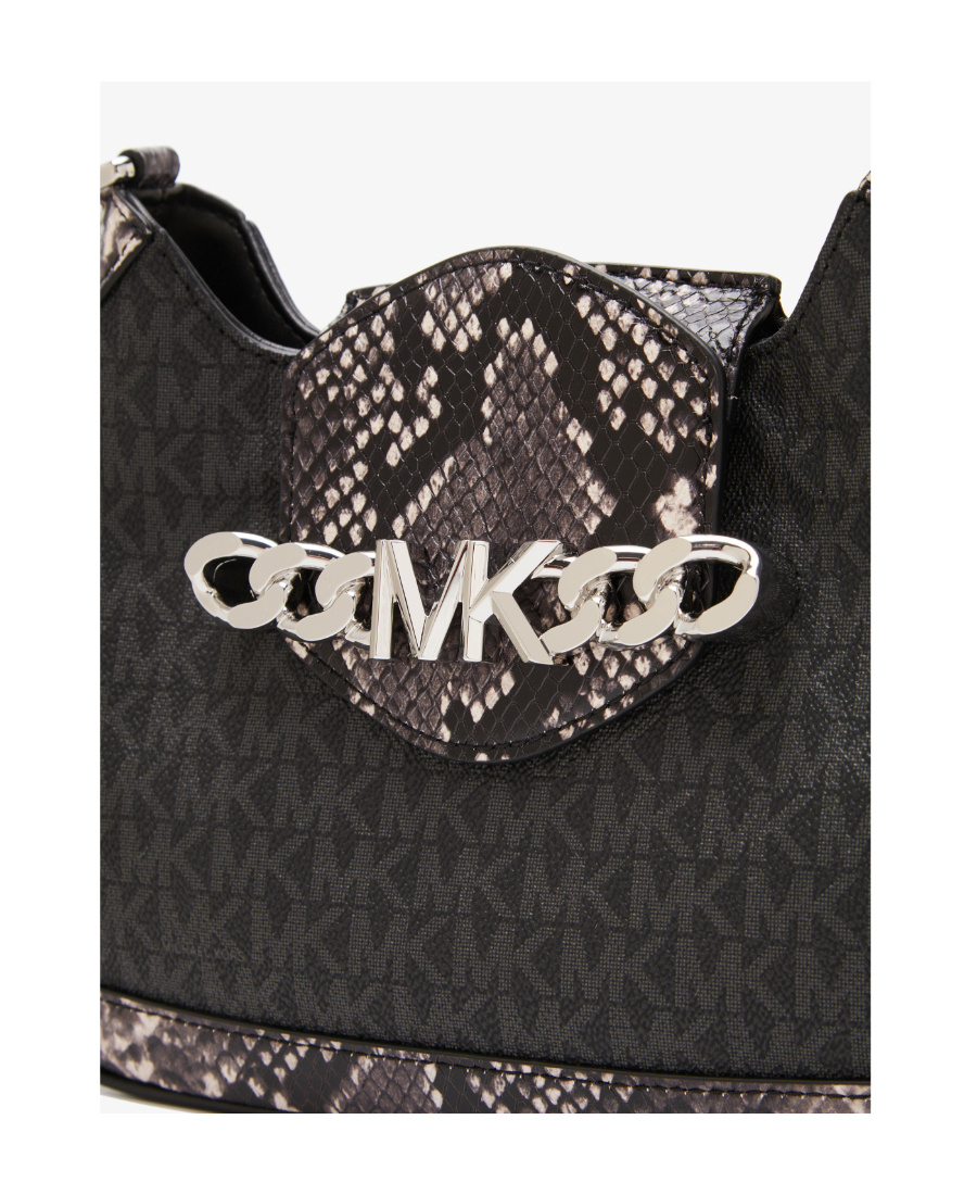 Michael Michael Kors Hally Small Presbyopia Shoulder Bag In Black