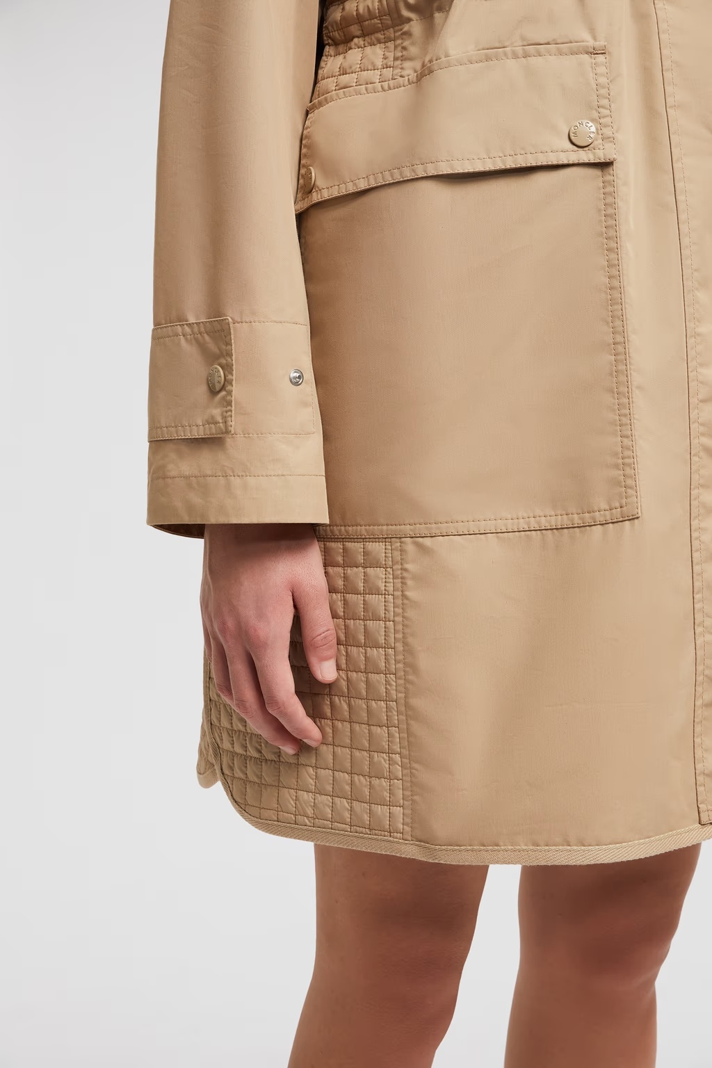 Shop Moncler Meudon 3-in-1 Hooded Down Parka Coat In Nude
