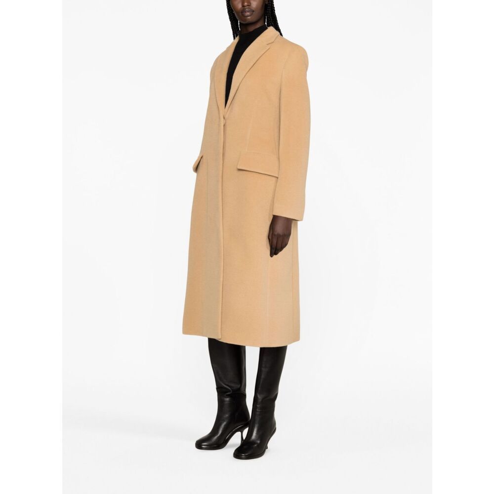Jil Sander Luxurious Raffia Single-breasted Jacket For Women In Nude