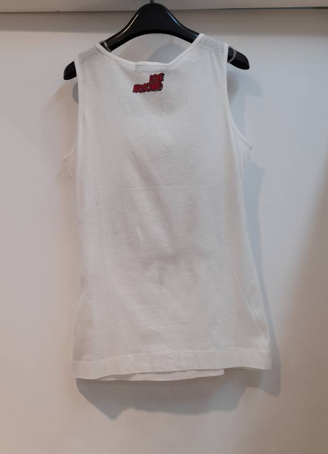 Moschino Sleeveless Vest In Gray
