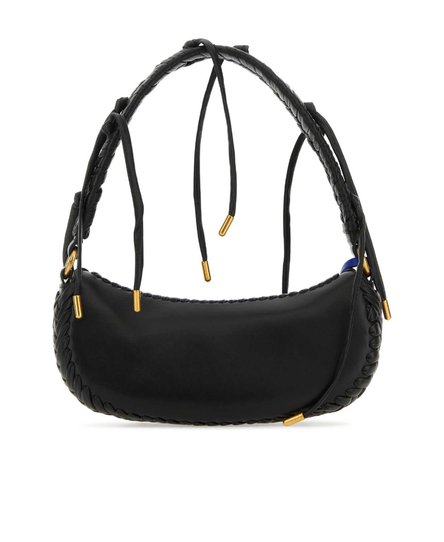 Off-white Off White Women Black Leather Shoulder Bag In Black