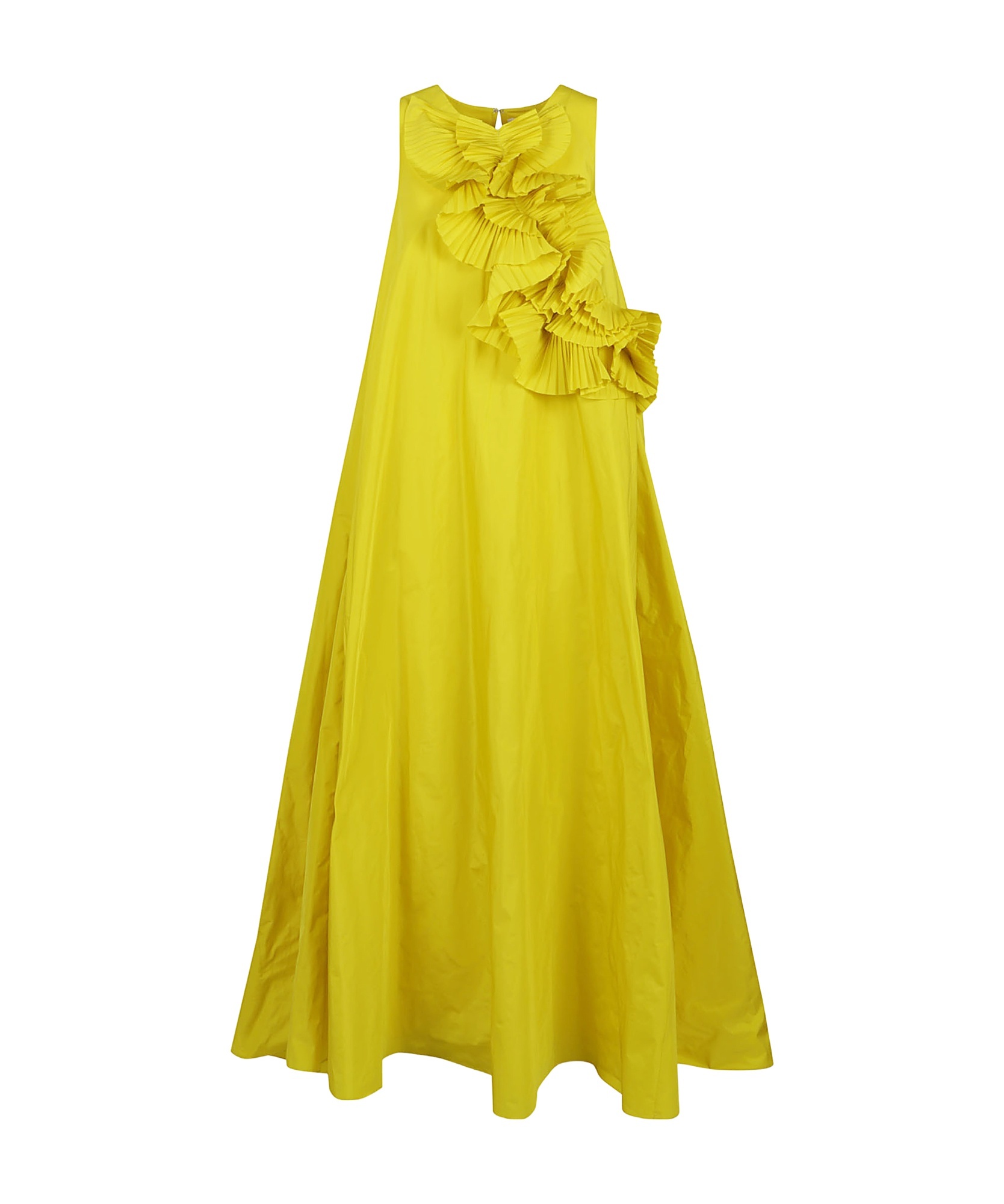 P.a.r.o.s.h Ruffled-detail Maxi Dress