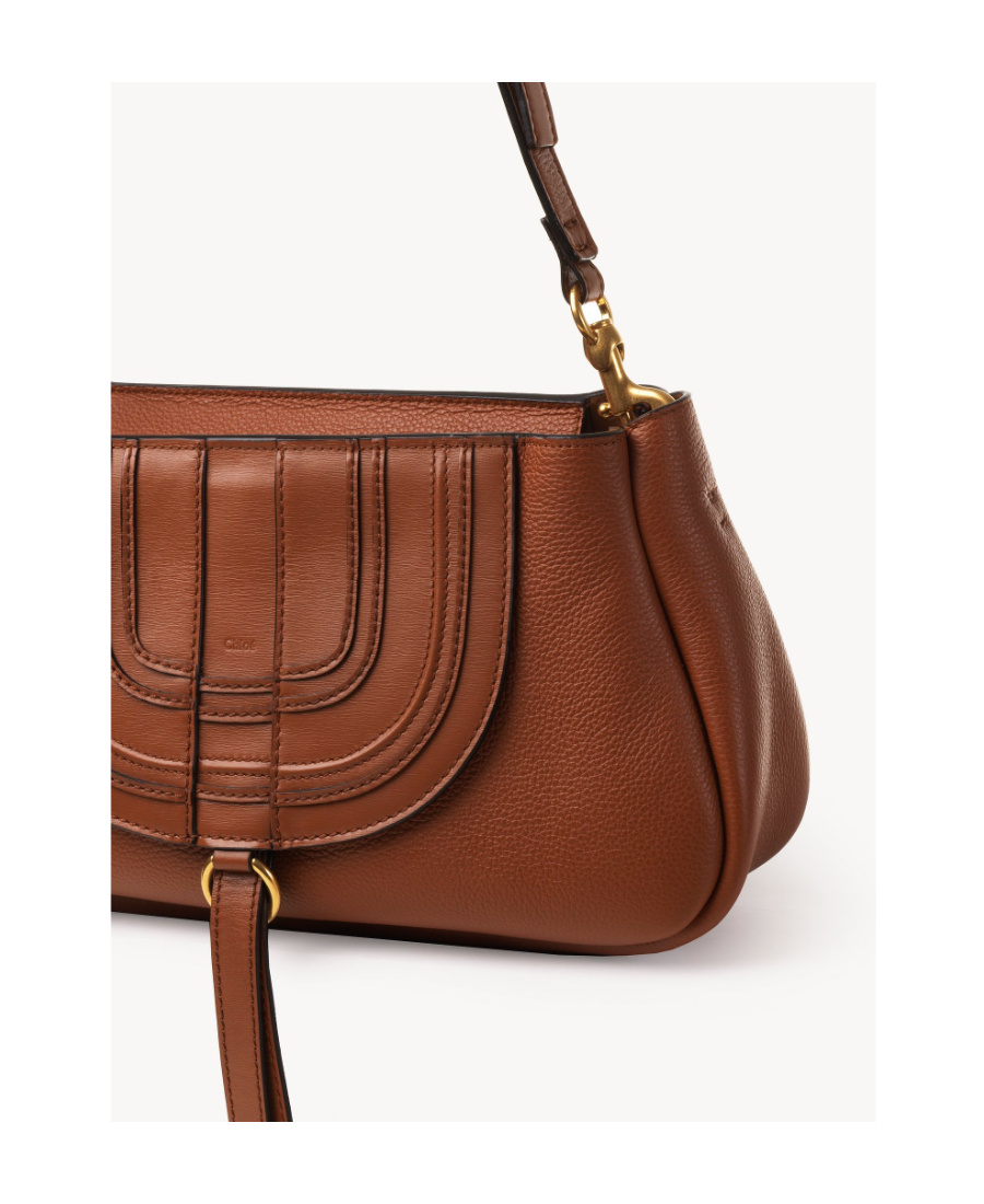 Chloé Marcie Shoulder Bag In Brown