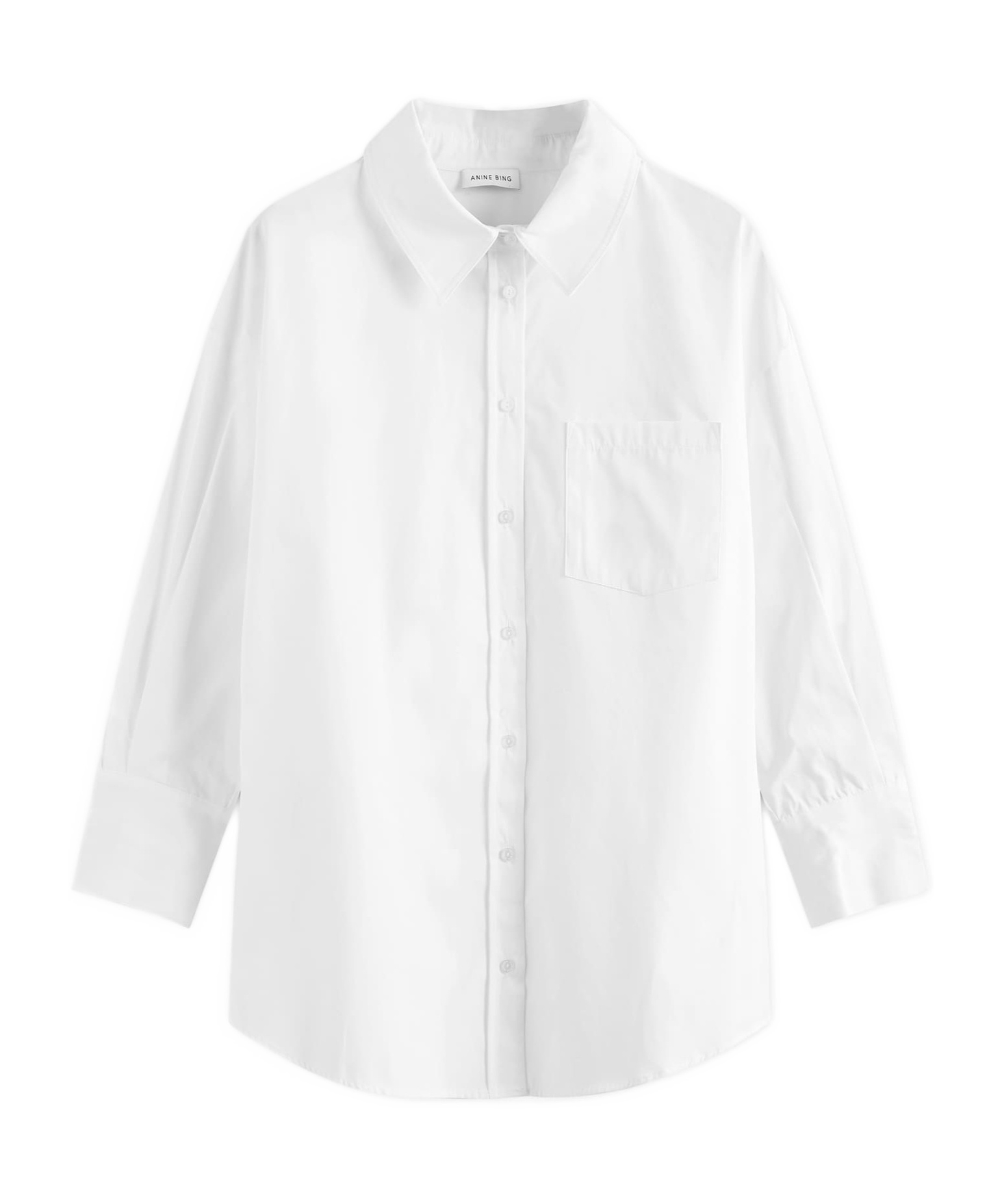Anine Bing Long-sleeved Shirt In White
