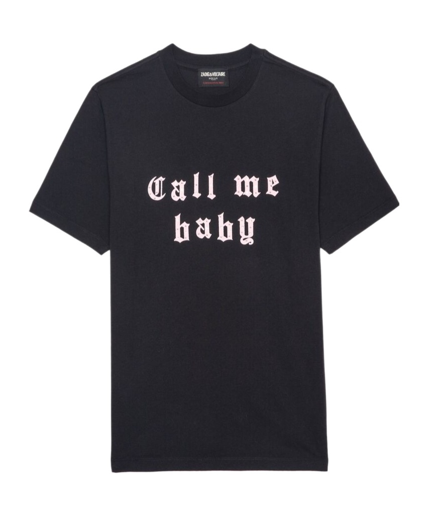 Zadig & Voltaire Slogan-print T-shirt In Black