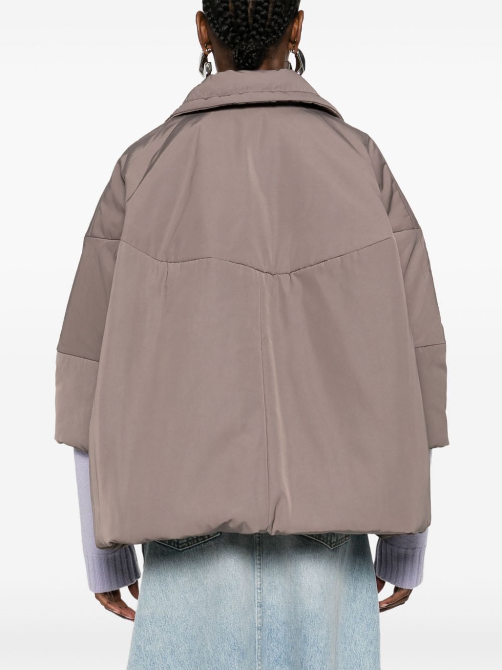 Dries Van Noten Long-sleeved Zipper Casual Jacket In Gray