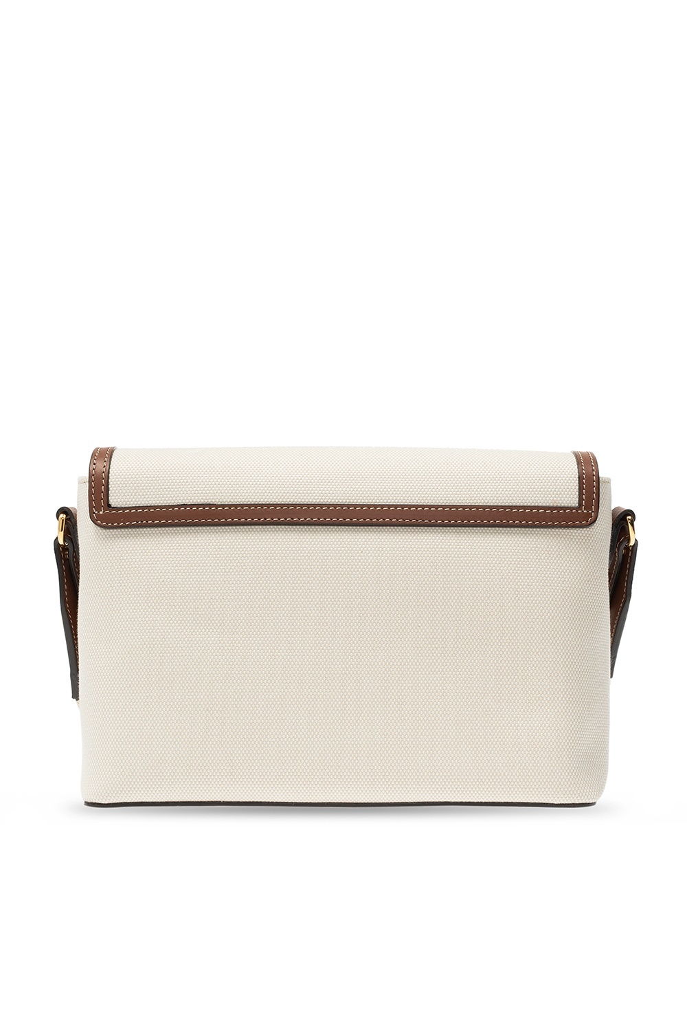 Shop Burberry Horseferry Print Canvas Note Crossbody Bag In Nude