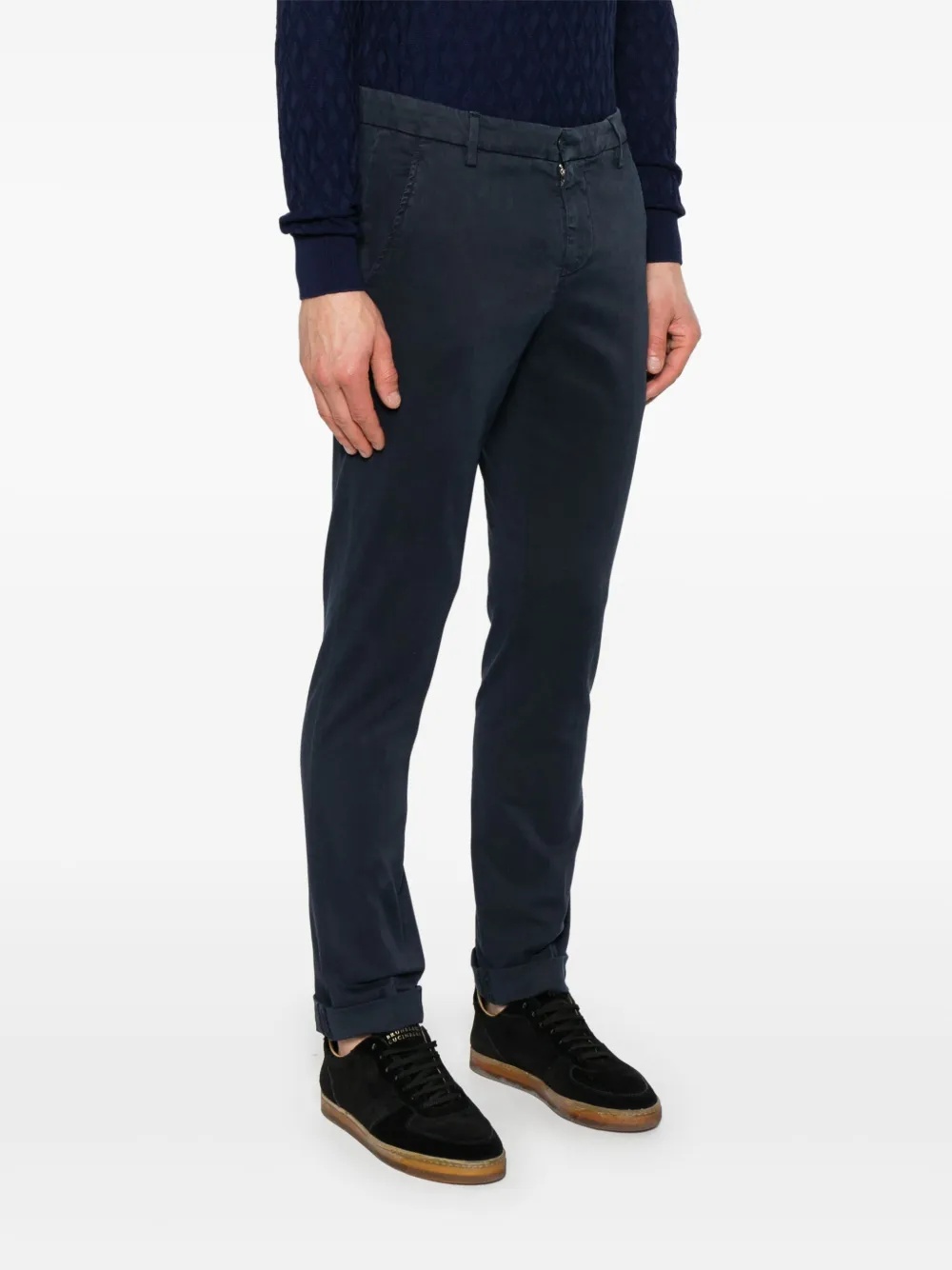 Dondup Gaubert Tapered Trousers In Blue