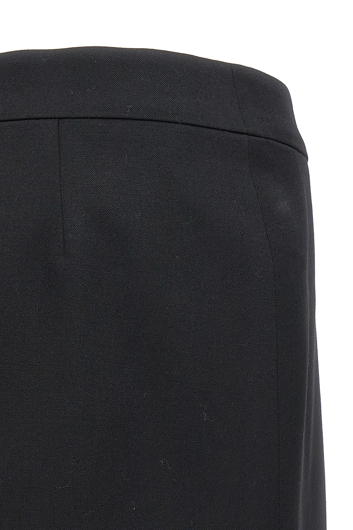 Attico Cloe Wrap Miniskirt In Black