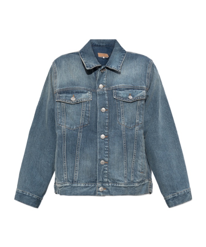 Mm6 Maison Margiela Panelled Jacket In Blue