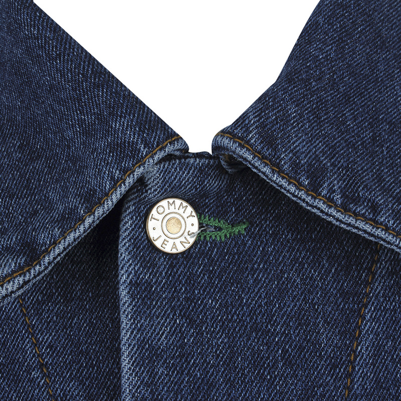 Tommy Hilfiger Washing Effect Denim Jacket In Blue