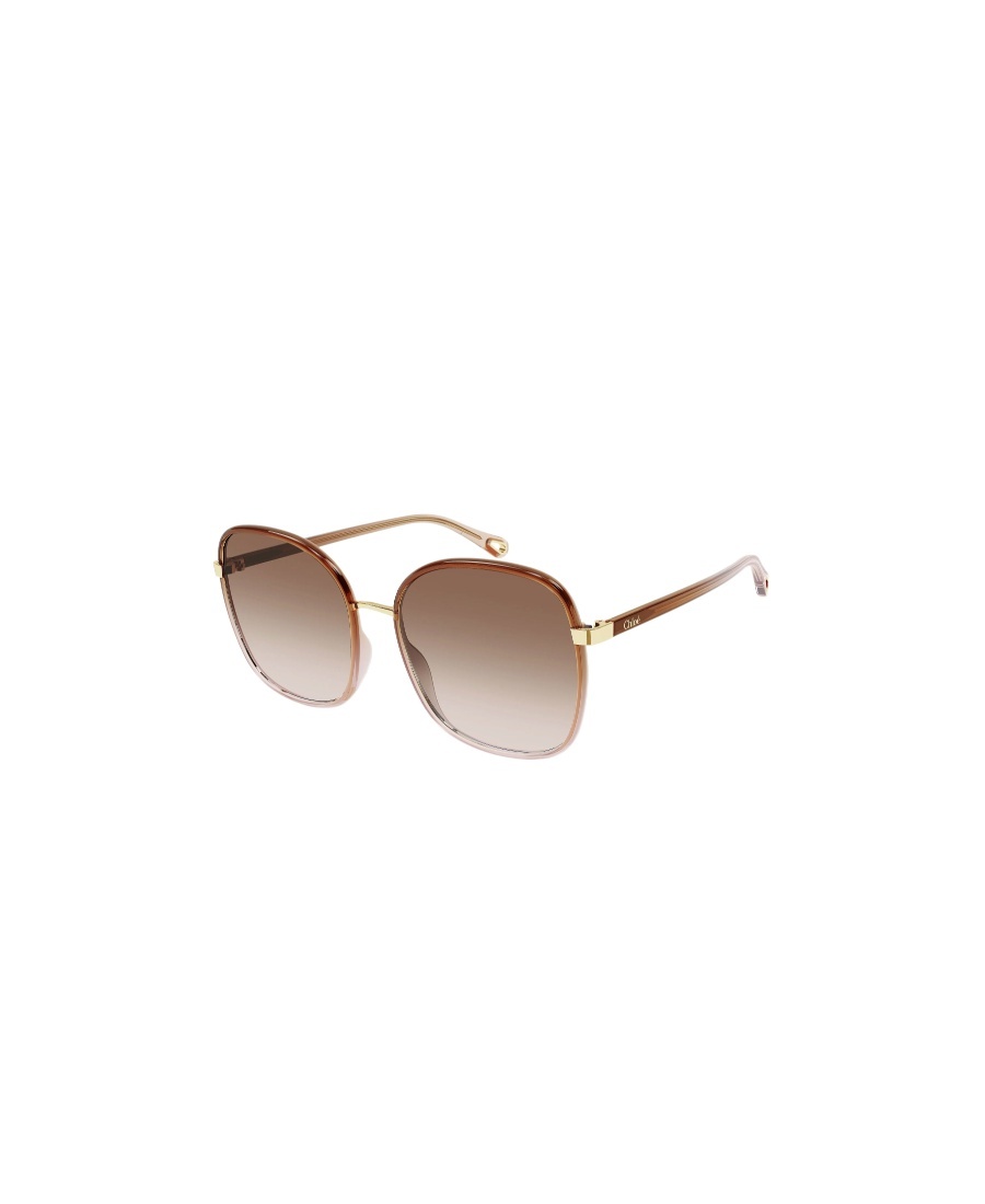 Chloé Eyewear Square Frame Sunglasses In Nude