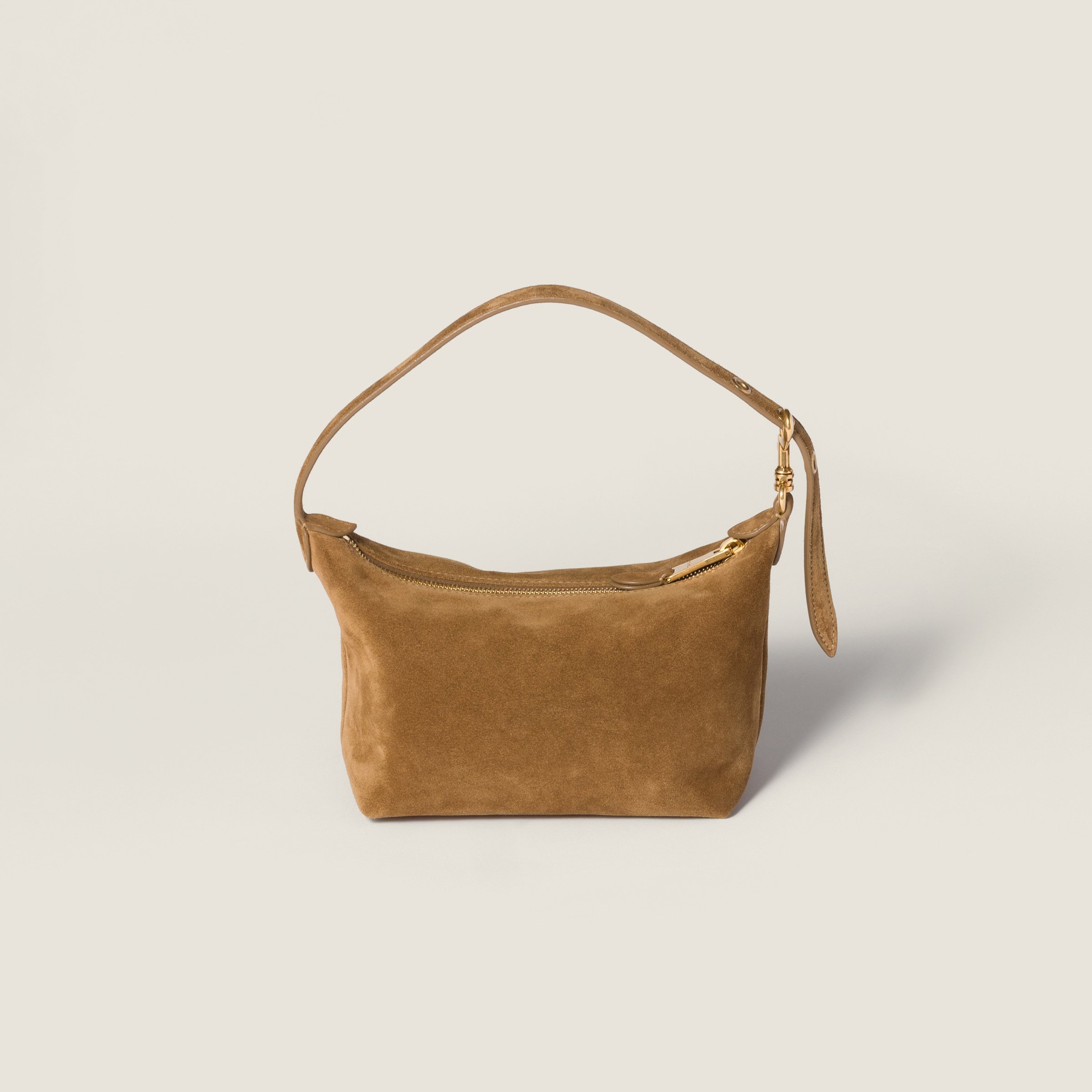 Miu Miu Zipper Clutch In Green