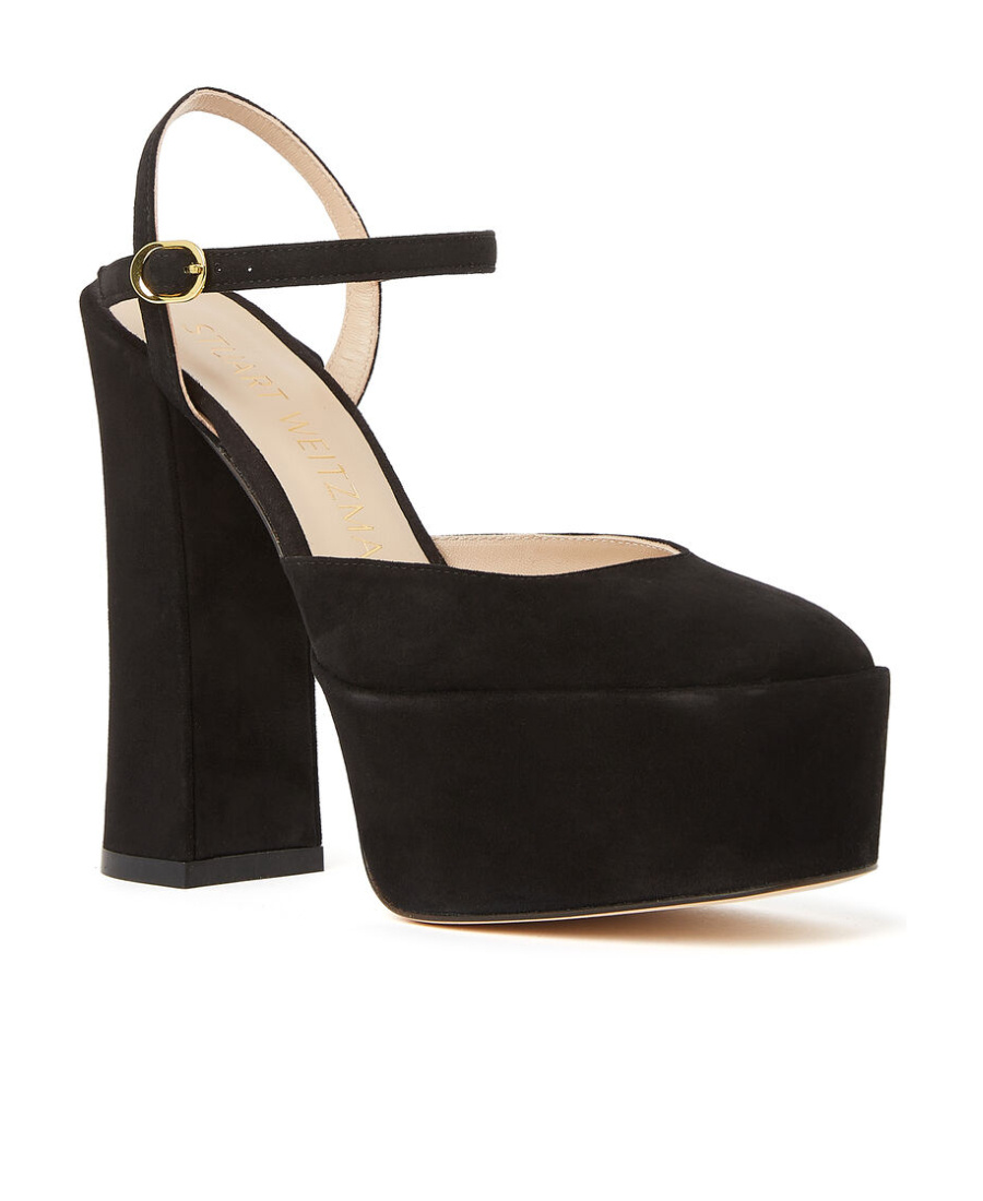 Stuart Weitzman Woman Pumps Black Size 11.5 Soft Leather In Black