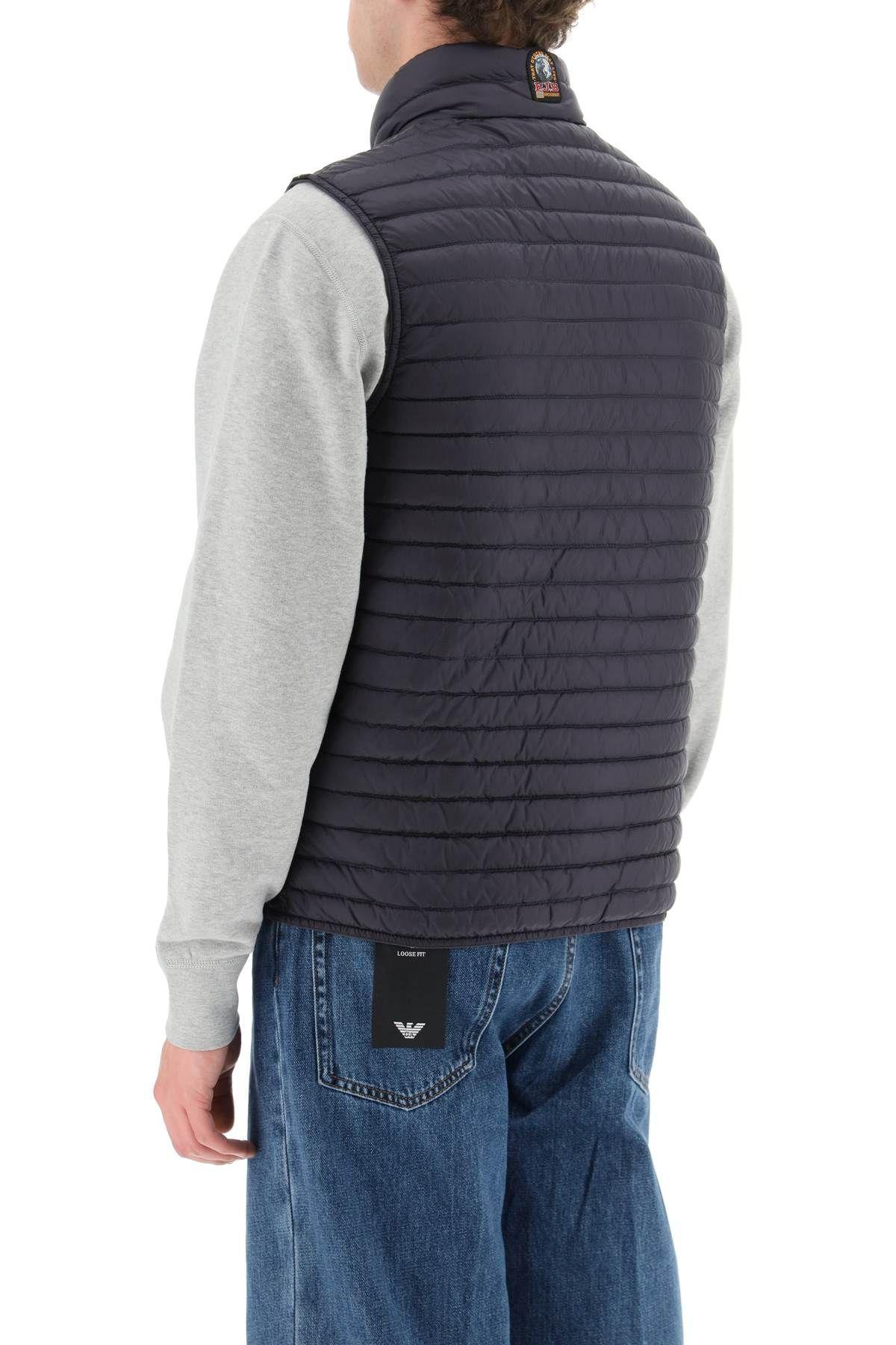 Parajumpers Sleeveless Cotton Vest In Black