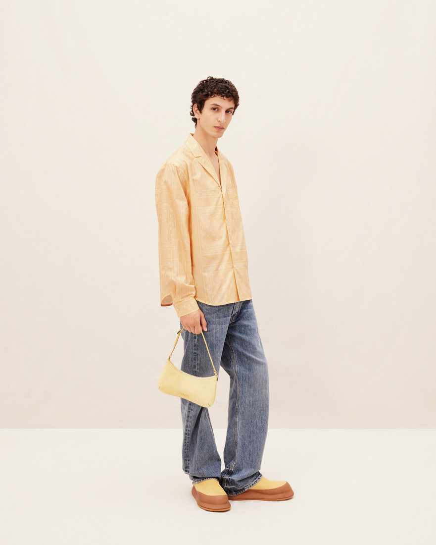Jacquemus Le Chemise Luis Paisley-print Shirt In Nude