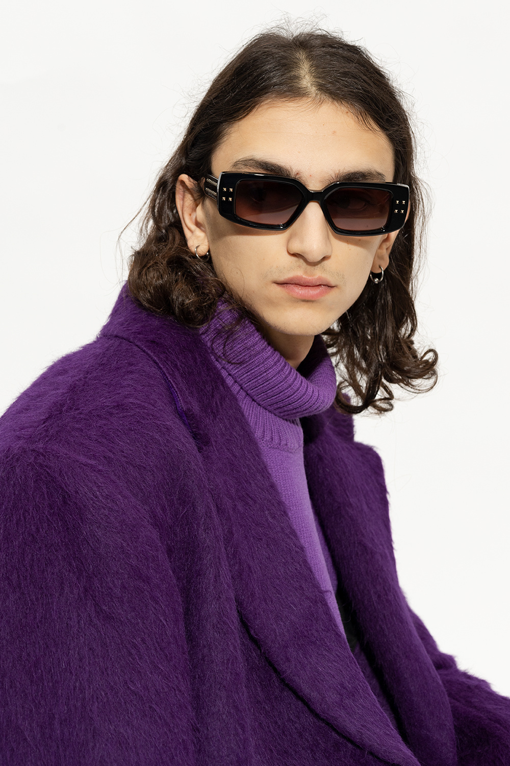 Valentino Eyewear Rectangular Frame Sunglasses