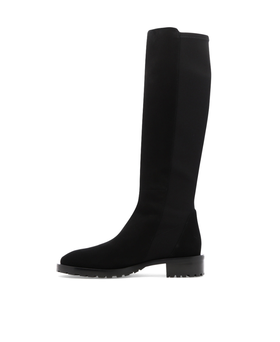 Stuart Weitzman Knee-high Suede Boots In Black