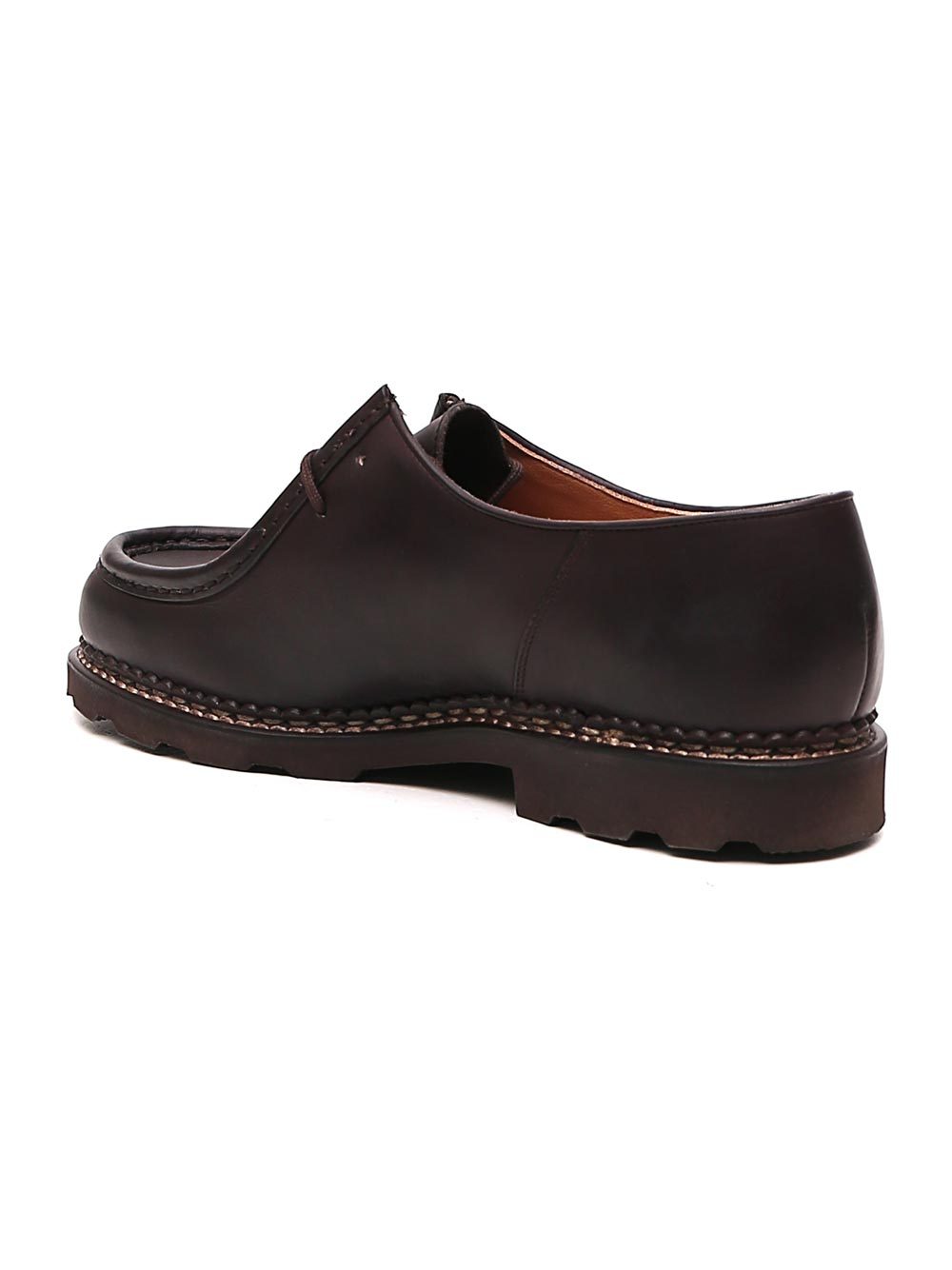 Paraboot "leather Michael Derby Shoe In Black
