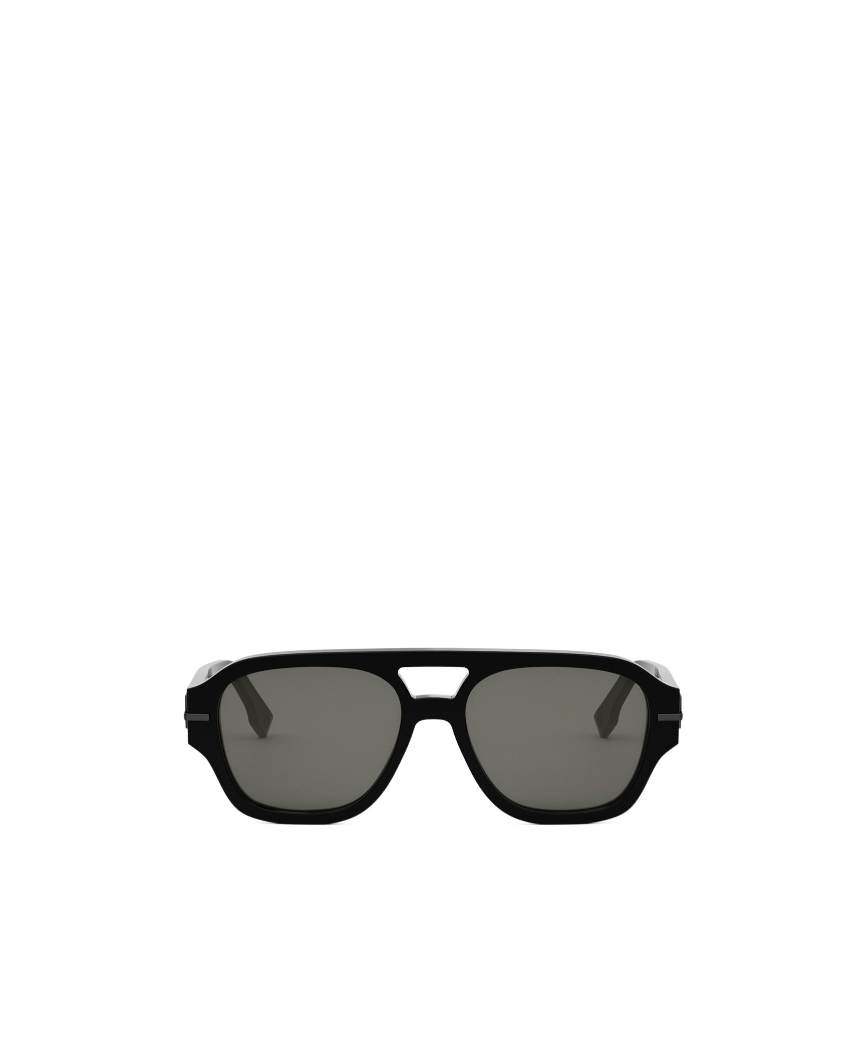 Fendi The Graphy 55mm Geometric Sunglasses In Gray
